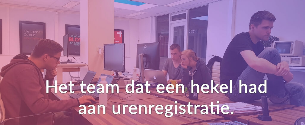 voordeel van online urenregistratie team