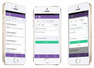 Nanda urenregistratie - 3 - mobiel - urenregistratie app