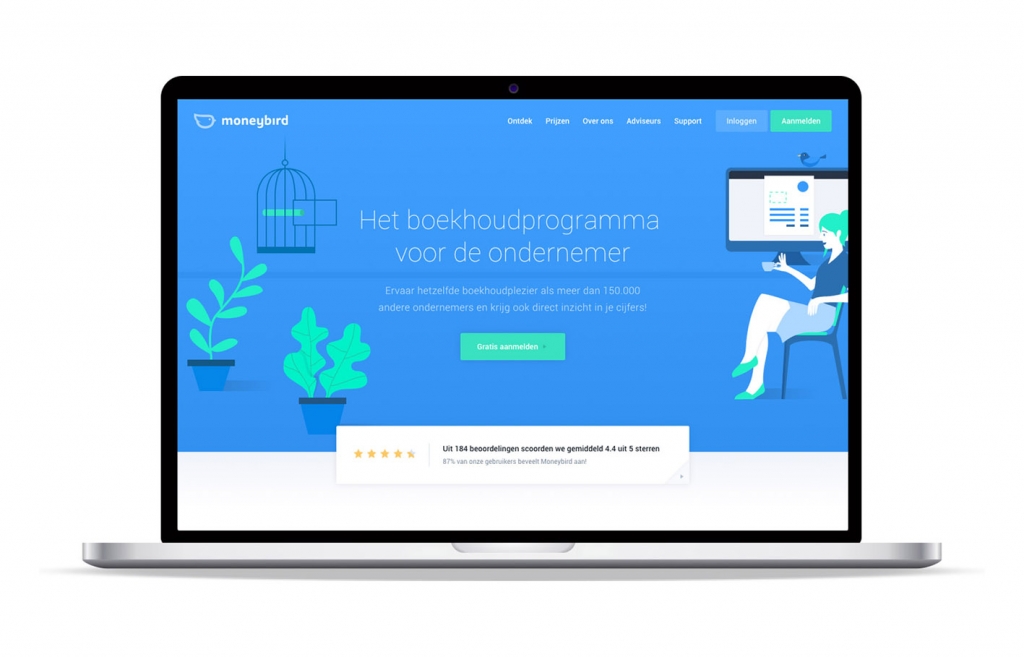 1 Nanda urenoverzicht - Online uren registreren - Moneybird koppeling