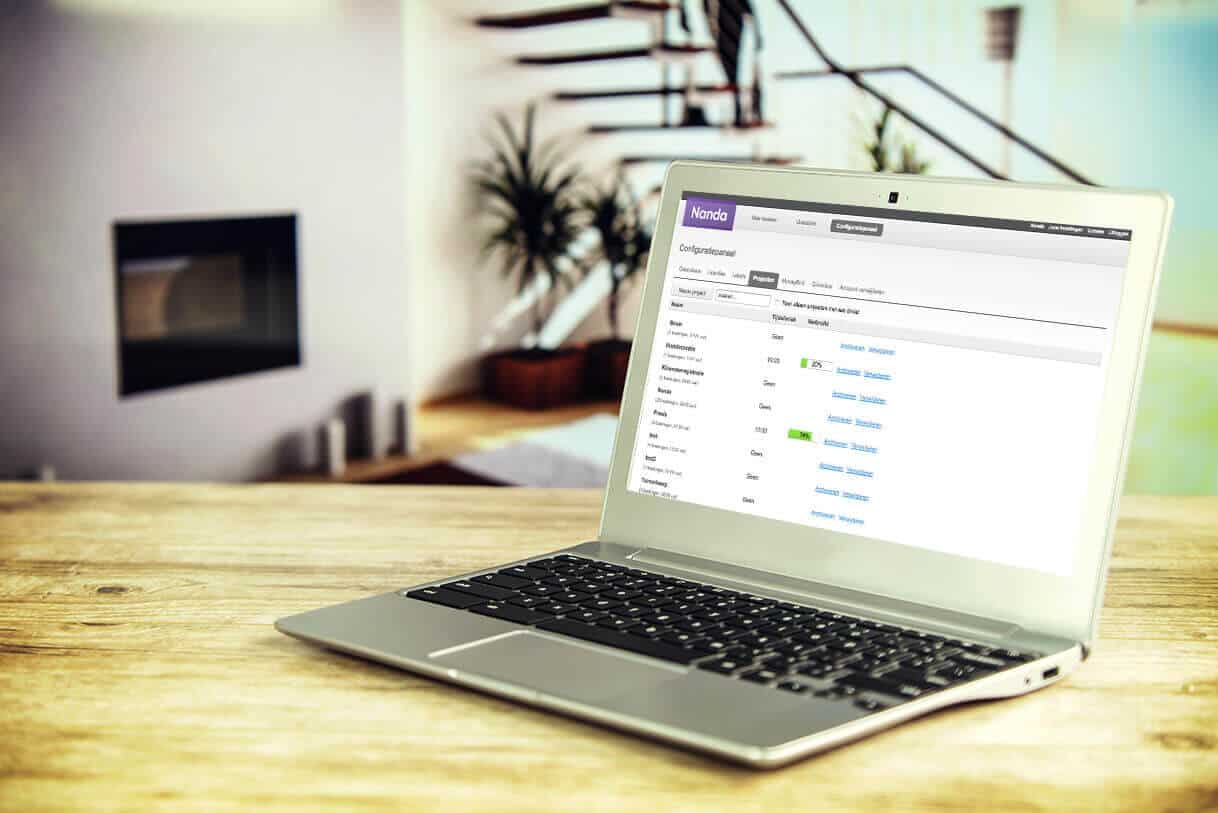 Nanda urenregistratie - projecten aanmaken