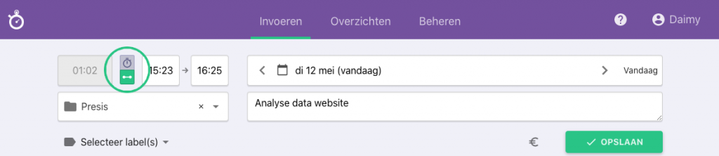 Nanda-urenoverzicht-handmatige-mode-activeren