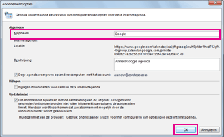 outlook-internetagenda-mapnaam