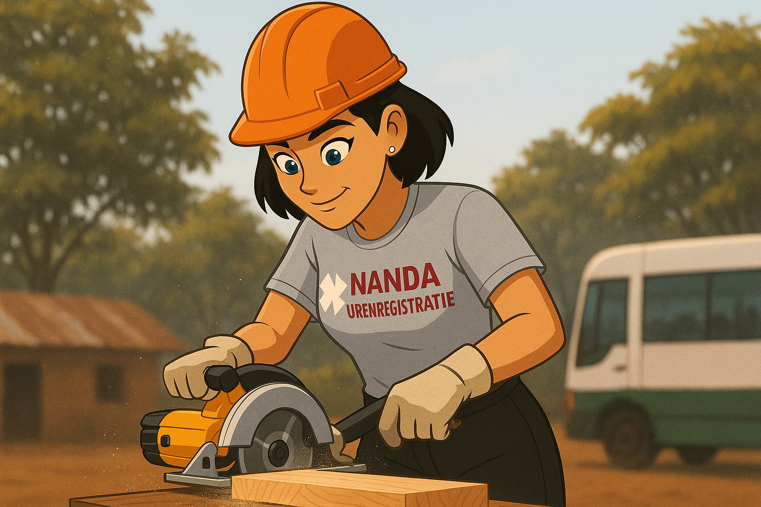 Nanda urenoverzicht - Materiaal invoer bijhouden